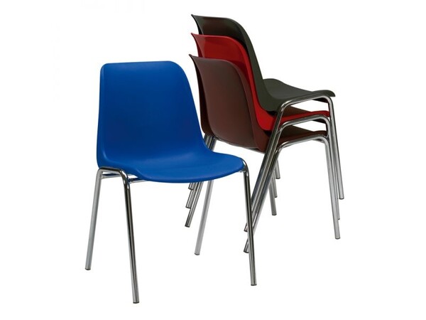 Kantinestoel Sabine chroom frame