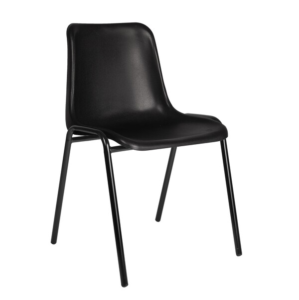 Kantinestoel Sabine zwart frame